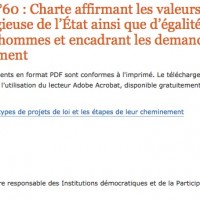 Mémoire « 60 chercheurs universitaires pour la laïcité, contre le projet de loi 60 Charte