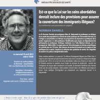 Norman Daniels (Harvard University) CLR-GCPB130410_Daniels_AfficheFR03-1