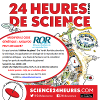 Modifier le code génétique: jusqu’où peut-on aller? /home/lecreumo/public html/wp content/uploads/2017/05/24 heures de science